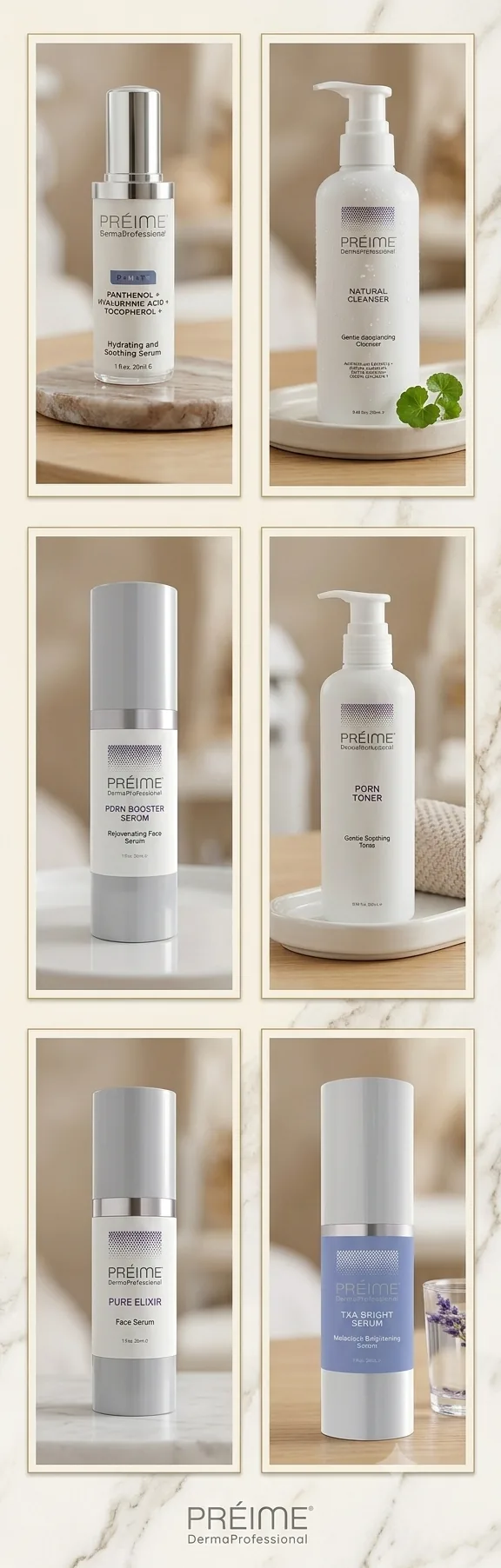 Préime DermaProfessional range